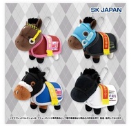 預訂 ✈️  飛機貨 6月 日版 SK Japan 10 x 12cm 毛公仔 馬服 可脱 球鏈 匙扣 Keychain 純種馬 日本 賽馬 賽馬娘 Plush Doll Horse Thorough