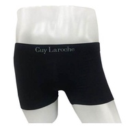 GUY LAROCHE กางเกงชั้นในชาย (รุ่น SEAMLESS ) สี Black ทรง Trunk (JUU6632R2)