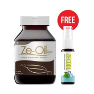 Ze-Oil Gold น้ำมันสกัดเย็นจากธรรมชาติ ขนาด 180 เม็ด แถม Ze-Cool สเปรย์พ่นคอ ขนาด 15 ml. 1 ขวด