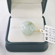 Natural Jadeite Barrel Beads Jade Handmade High-Quality Single Beads Barrel Beads 17.8mm/Goose Natur