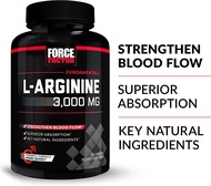 Force Factor L-Arginine
3000mg
150 Capsules