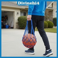 <divinehi4> Bold Football Net Bag Nylon Single Ball Capacity Portable Mesh Storage Soccer Sports Sa 