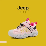 Jeep Boys' Sports Shoes 2025 Autumn New Style Children's Daddy Shoes Mesh Breathable Medium Large Ch