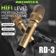 RAYHAYES RD-3 Dynamic Microphone Cardioid Wired Microphone Full Metal Karaoke Singing Mic Mickrofon