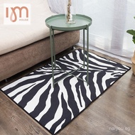 [4 styles]Spot  Sell your own factory rug American black and white zebra pattern simple modern carpe