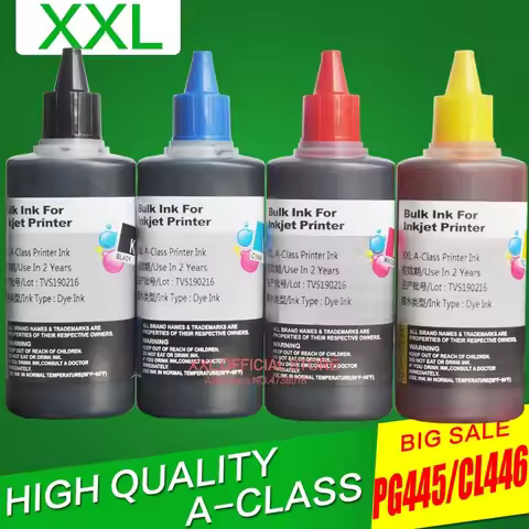 For Canon MG2540 MG2540S MG 2540 2540S Pixma Printer Ink PG445 445 Cartridge Ink kits 100ML