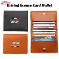 Honda Mugen Power Drivers License Case Leather Holder Business Card Cover ID Card Wallet Unisex Car Modification Accessories for Civic Jazz Fit Accord Vezel Brio Cr-V City Hr-V Wrv