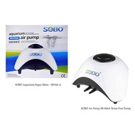 SOBO Silent SB-860A/SB-830A Aquarium Air Pump 2 X 6L/Min Fish Tank Akuarium Pam Udara Oksigen