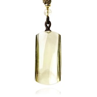 【正佳珠寶】黃水晶 高品極淨金字塔 32.4g 平安無事牌 黃水晶