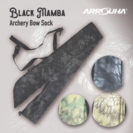 Arrouha Sarung Busur Tradisional Bertali Galas Panjang 56inci Bercorak Mamba