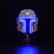 LED Light for Lego The Mandalorian Helmet 75328 Building Lights Kits Compatible with Lego 75328 Deco