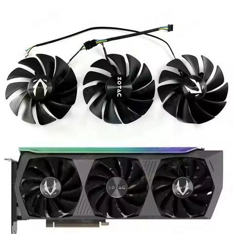Universal Fan for Zotye RTX 3070 3070 Ti 3080 3080 Ti 3090 AMP Trinity Graphics Card