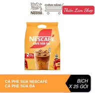 Nescafe Cà phê sữa đá bịch 25 gói (Bao bì mới)