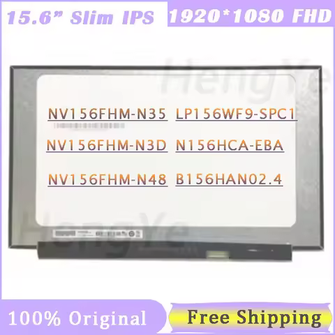 15.6 Laptop Lcd Screen 1920*1080 EDP 30 Pins IPS B156HAN02.4 B156HAN02 NV156FHM N35 N156HCA EBA LP15