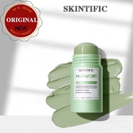 SKINTIFIC Mugwort Acne Clay Mask Stick Mud Clay Mask Cleanses Pores Blackheads Relieves Redness Clay