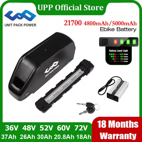 Original 21700 EBike Battery 48V 52V 25Ah 24Ah 60V 19.2Ah Electric Bicycle Bateria for 2000W 1500W 1