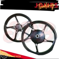 Mags 5 spokes Enkie MIO SPORTY "1.40-14 / 1.40-14" BLACK