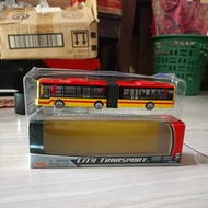 diecast miniatur bus realtoy action city 1/87 city transport