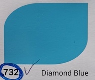 cat besi dan kayu avian brands 1kg warna biru hijau merah orange pink - 732 diamondblue