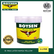 BOYSEN LATEX HANSA YELLOW ¼LITER