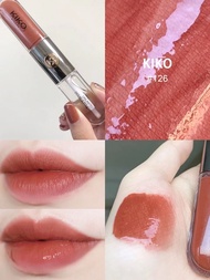 Son Môi Kiko Double-Ended Lip Glaze Long-Lasting Non-Stick Glass Mirror Gloss Lip Color 103/126 Son