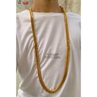 สร้อยคอทองHiphop ยาว100เซน SS10มิล สแตนเลสแท้100% stainless 316l สร้อยคอโซ่ necklace