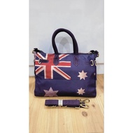Australia Flag Canvas Hand Bag (BRAND NEW) / H Inspo sling bag / H Inspo hand bag
