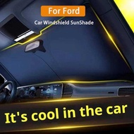 Windshield Sunshades Cover for Ford Focus 3 4 ST Fiesta Fusion Kuga Ecosport Mondeo MK3 MK4 Car Fron