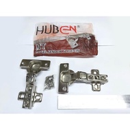 DDS480 - Huben Spoon Hinge (Per Psg) MT8 | Semi-Bent Cupboard Door Hinge Spoon Hinge HUBEN Semi-Bent