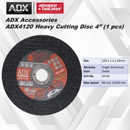 ADX 4120G 4120 Angle Grinder Cutting Disc for Aluminum 4" HEAVY INOX ( 1pcs )