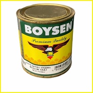 ◈ ﹊ ☽ BOYSEN PAINT QUICK DRY ENAMEL QDE B631 MEDIUM GRAY FOR WOOD/ STEEL 1/4 Liter