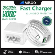 Original OPPO 20W fast charging Vooc USB type C 5V 4A ultra fast charging charger Compatible for And