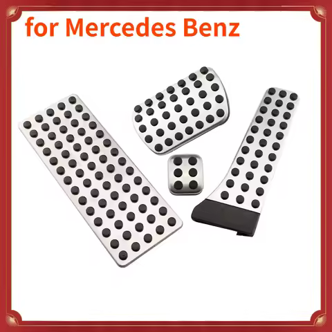 Stainless Steel Pedal AT for Mercedes Benz C E S GLK SLK CLS SL-Class W203 W204 W211 W212W210 AMG Ac