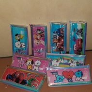 Pencil Case Zipper Pencil Case LED Light MODE ON Cute 376