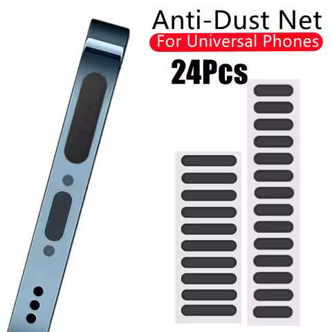 24/1pcs Universal Phone Dustproof Net Speaker Earpiece Anti Dust Mesh Sticker For Apple iPhone Samsu