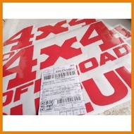 ✻  ☑ ⊕ Multicab Door Decal Sticker 4X4 Design