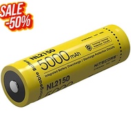 ถ่านชาร์จ Nitecore 21700 5000mAh 3.7V (NL2150) แพค 1 ก้อน ของแท้ #ถ่านชาร์จ aa #ถ่านชาร์จ 18650 #ถ