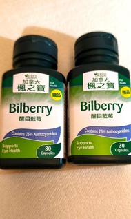 加拿大楓之寶 Bilberry 藍莓30粒