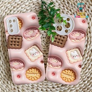 SS146 SOFTCASE SILICON PICTURE 3D COOKIES MOTIF FOR SAMSUNG J2 GRANDPRIME A02s A03s A03 CORE A04 A04