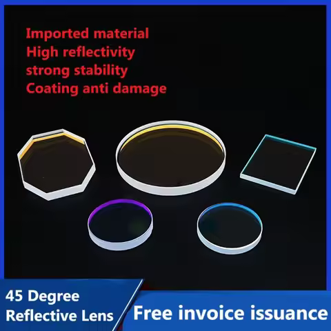 45 Degree Reflective Lens 1064 650HR 355 532nm YAG Laser Cutting Welding Marking Machine Refractive 