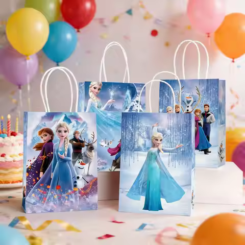 Elsa and Anna Princess Gift Bag, Frozen-themed Tote Bag