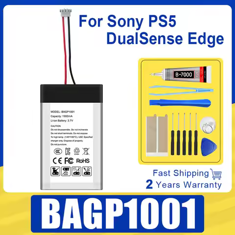 Perfine BAGP1001 DualSense Edge Controller Battery For SONY PS5 Edge; Playstation 5 Edge Batteries N