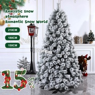 White snow Christmas Tree 150cm Christmas Tree 6 ft 5ft 4tf Xmas Tree Complete Set