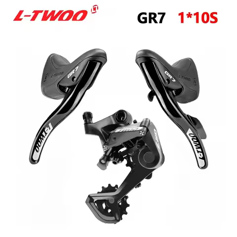 GR7 10s Road 1x10 Speed Groupset 10 Velocidade R/L Shifters + Rear Derailleurs Gravel-bikes Compatib
