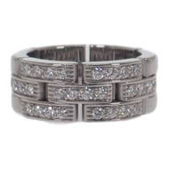 CARTIER  N4127250 #10(JP Size) ring K18 white gold/diamond Women