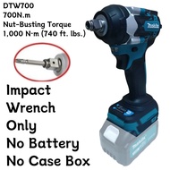 MAKITA DTW700 (1/2") 700Nm Electric Cordless Impact Wrench Heavy Duty Brushless Drive Ratchet Socket