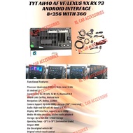 Android interface 8+256GB Lexus NX350 RX350 land cruiser LC300 Vellfire alphard AH40 NX RX bodykit p