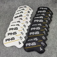 PING Magnet 10pcs set Golf Iron Head Cover New Golf Iron Cover 4 5 6 7 8 9 P S U W Iron Head Cover U