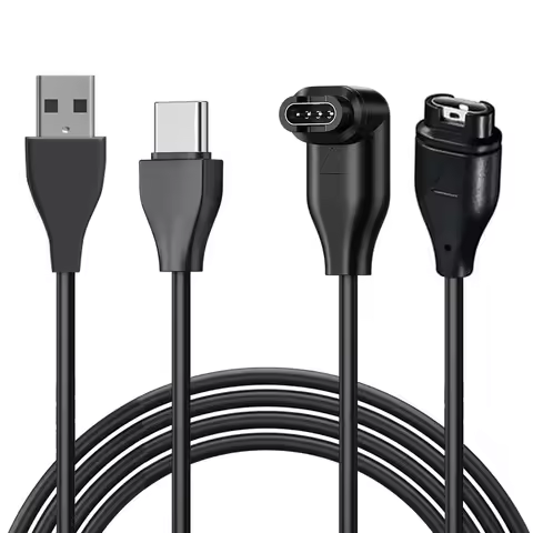 USB/ Type C Watch Charger Cable for Garmin Venu 2 plus/ Fenix 7S 7X 6S 6X 5S 5X Plus Forerunner 965 