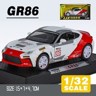 LEO 1:32 Toyota GR86 Diecast Model Car Alloy Cars Toys Collection Gift For Kids Boy Girl